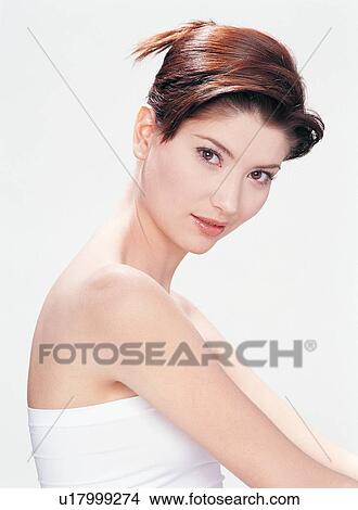 Picture - Casual Clothing, Close-Up, Looking At Camera. Fotosearch