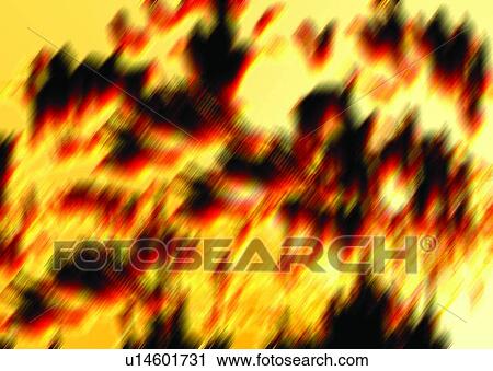 Stock Image - background, fictional, special, yellow, black. Fotosearch