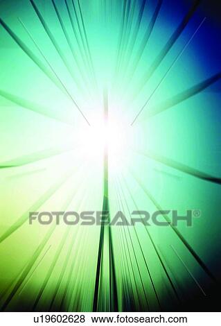 Stock Photo - background, green, fictional, special, blue. Fotosearch