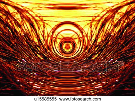 Stock Photography - brown, yellow, fictional, wire, background. Fotosearch