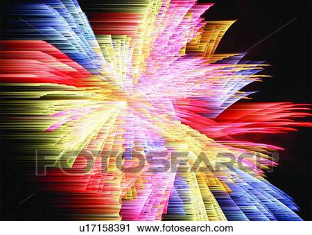 Stock Image - , explosion, special, fictional, background, firework. Fotosearch