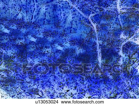 Picture - special, background, blue, fictional, purple. Fotosearch