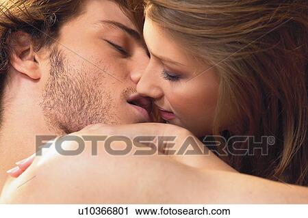 Stock Image - Brown Hair, Close-Up, Adults Only. Fotosearch