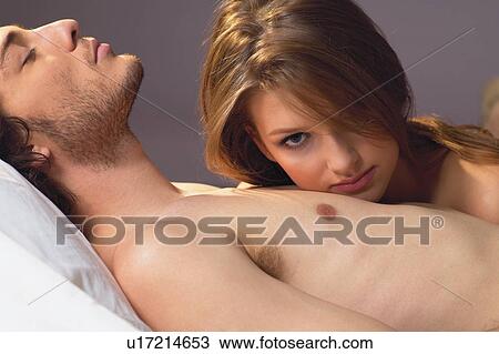 Stock Image - Brown Hair, Close-Up, Adults Only. Fotosearch