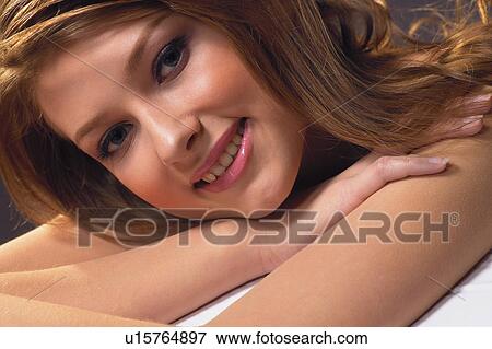 Stock Photo - Brown Hair, Close-Up. Fotosearch