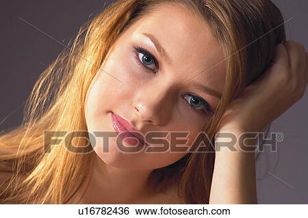 Individuality, Flirty Couples I, Indoor, Brown Hair, Girl View Large Photo Image Stock Photograph - Individuality, Flirty Couples I, Indoor, Brown Hair, Girl. Fotosearch