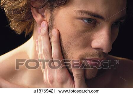 Black Background, Brown Hair, Close-Up View Large Photo Image Stock Image - Black Background, Brown Hair, Close-Up. Fotosearch