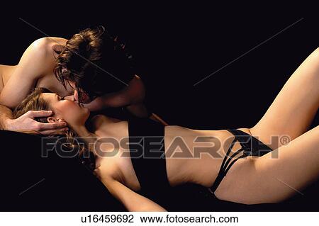 Black Background, Close-Up, Brown Hair, Adults Only View Large Photo Image Stock Image - Black Background, Close-Up, Brown Hair, Adults Only. Fotosearch