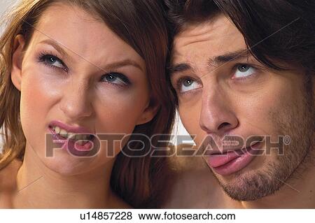 Stock Photo - Brown Hair, Close-Up, Adults Only. Fotosearch