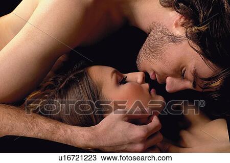 Care, Adults Only, Indoor, Black Background, Eyes Closed View Large Photo Image Stock Image - Care, Adults Only, Indoor, Black Background, Eyes Closed. Fotosearch