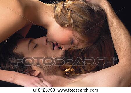Close-Up, Black Background, Eyes Closed, Head And Shoulders, Sensuality View Large Photo Image Stock Image - Close-Up, Black Background, Eyes Closed, Head And Shoulders, Sensuality. Fotosearch