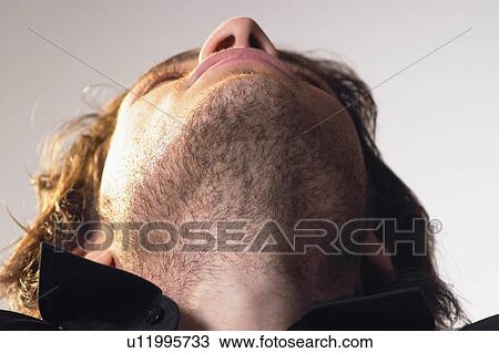Stock Image - Head Back, Desire, Solitude, Serene People. Fotosearch