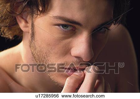 Serene People, Individuality, One Person, Semi-Dress, Thinking View Large Photo Image Stock Photograph - Serene People, Individuality, One Person, Semi-Dress, Thinking. Fotosearch