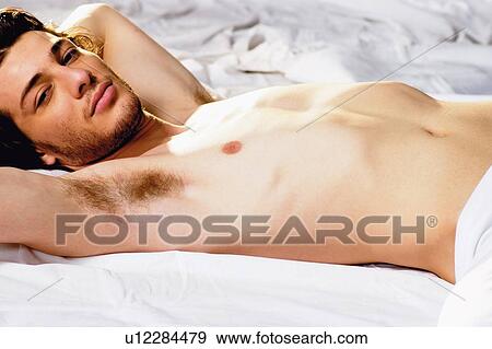 Bed, Bedroom, Close-Up View Large Photo Image Stock Photo - Bed, Bedroom, Close-Up. Fotosearch
