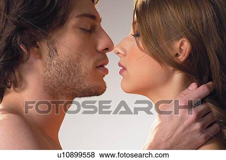 Stock Photo - Brown Hair, Close-Up, Adults Only. Fotosearch