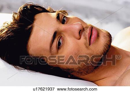 Stock Photo - Relaxation, Individuality, Youth Culture, Solitude, Beard, One Person. Fotosearch