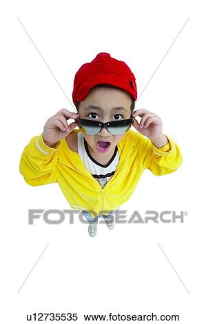 Stock Photography - Asian Ethnicity, Child, Casual Clothing, Cap, 3-4 Years. Fotosearch