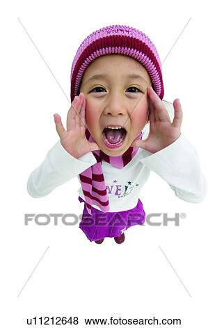Stock Photo - Asian Ethnicity, Focus Children, Child, Casual Clothing, 3-4 Years. Fotosearch