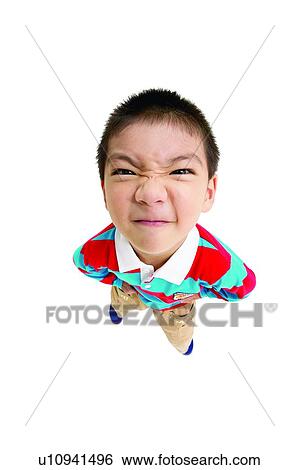 Stock Photograph - Child, Arms Akimbo, Casual Clothing, Brown Hair, Asian Ethnicity, 3-4 Years. Fotosearch
