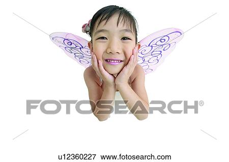 Clipping Path, Artificial Wing, Child, Brown Hair, Asian Ethnicity, 3-4 Years View Large Photo Image Stock Photo - Clipping Path, Artificial Wing, Child, Brown Hair, Asian Ethnicity, 3-4 Years. Fotosearch