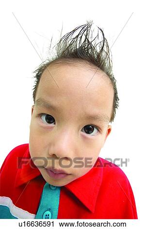 Stock Image - Cute, One Child Only, Portrait, Head And Shoulders, One Person, 2-3 Years. Fotosearch