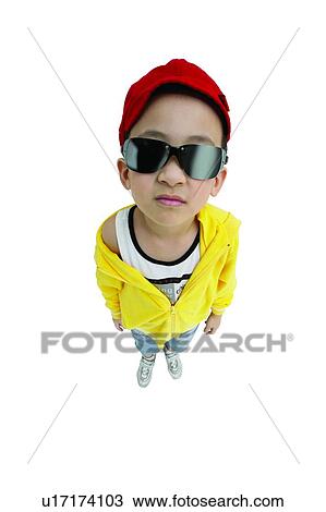 Stock Image - Indoor, One Boy Only, One Person, Asian Ethnicity. Fotosearch