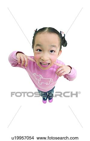 Picture - Looking At Camera, Clipping Path, Standing, One Girl Only, Toothy Smile. Fotosearch