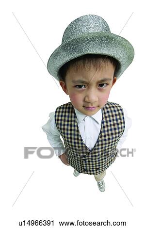 Stock Image - Looking At Camera, Focus Children, Attitude, One Person, Indoor, Portrait. Fotosearch