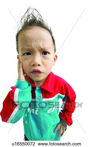 Spiky Hair, Child, One Boy Only, One Child Only, 2-3 Years, Clipping Path, Standing View Large Photo Image Stock Image - Spiky Hair, Child, One Boy Only, One Child Only, 2-3 Years, Clipping Path, Standing. Fotosearch