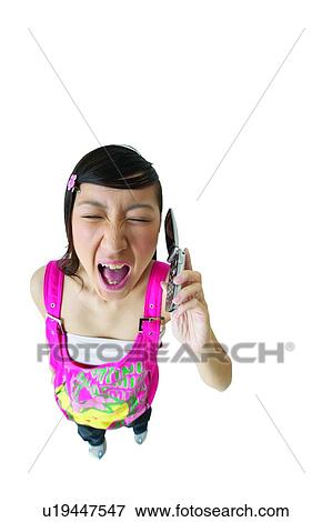 Stock Photo - Asian Ethnicity, Clipping Path, Casual Clothing, Black Hair, 18-19 Years. Fotosearch