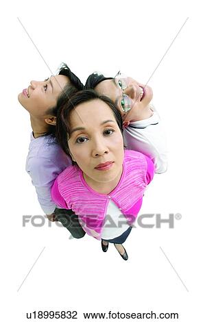 Stock Image - Button Down Shirt, Cut Out, Eyeglasses, Mature Adult, Attitude. Fotosearch