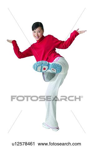 Clipping Path, Asian Ethnicity, Casual Clothing, Black Hair, Bending, Arm Outstretched View Large Photo Image Stock Image - Clipping Path, Asian Ethnicity, Casual Clothing, Black Hair, Bending, Arm Outstretched. Fotosearch