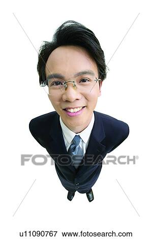 Clipping Path, Black Hair, Cheerful, Businessman, Business Suit, Asian Ethnicity View Large Photo Image Stock Photo - Clipping Path, Black Hair, Cheerful, Businessman, Business Suit, Asian Ethnicity. Fotosearch