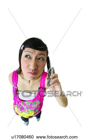Connection, Mobile Phone, Black Hair, Holding, Looking Up, Cut Out, Hair Clip View Large Photo Image Stock Image - Connection, Mobile Phone, Black Hair, Holding, Looking Up, Cut Out, Hair Clip. Fotosearch