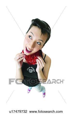 Stock Image - Human Face, Smiling, Asian Ethnicity, One Person, Happiness. Fotosearch