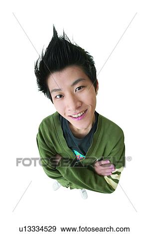 Standing, Sweater, Lifestyles, Toothy Smile, Smiling, Black Hair View Large Photo Image Stock Photo - Standing, Sweater, Lifestyles, Toothy Smile, Smiling, Black Hair. Fotosearch