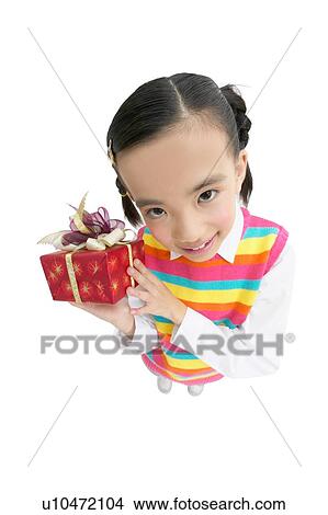 Picture - Long Hair, Focus Property, Cut Out, Smiling, Holding, Attitude. Fotosearch