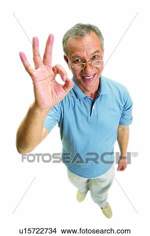Picture - Balding, Cheerful, Casual Clothing, Agreement. Fotosearch