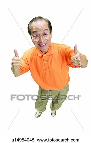 Cheerful, Asian Ethnicity, Casual Clothing, Black Hair, Balding, Agreement View Large Photo Image Stock Photography - Cheerful, Asian Ethnicity, Casual Clothing, Black Hair, Balding, Agreement. Fotosearch