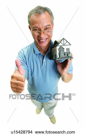 Happiness, Human Thumb, Smiling, Aging Process, Balding, Pants View Large Photo Image Picture - Happiness, Human Thumb, Smiling, Aging Process, Balding, Pants. Fotosearch