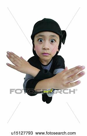 Stock Image - One Person, Protection, Innocence. Fotosearch