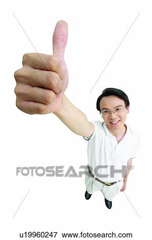 Standing, Looking At Camera, Focus Signals, Agreement View Large Photo Image Stock Photo - Standing, Looking At Camera, Focus Signals, Agreement. Fotosearch
