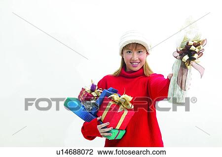 Stock Image - Bow, Close-Up, Casual Clothing, Cap, Asian Ethnicity. Fotosearch
