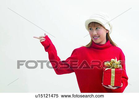 Bow, One Person, Toothy Smile, Holding, Close-Up, Red, Long Hair View Large Photo Image Stock Photography - Bow, One Person, Toothy Smile, Holding, Close-Up, Red, Long Hair. Fotosearch