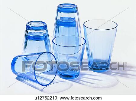 glass, tableware, water glass, blue, shadow View Large Photo Image Stock Photo - glass, tableware, water glass, blue, shadow. Fotosearch