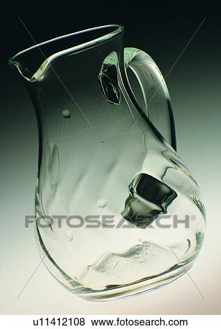 Stock Photo - jug, clear glass, glass, pitcher. Fotosearch