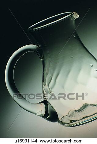 Picture - pitcher, glass, jug, clear glass. Fotosearch