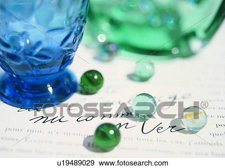 word, bead, marble, glass, close-up, water glass, blue View Large Photo Image Stock Photo - word, bead, marble, glass, close-up, water glass, blue. Fotosearch