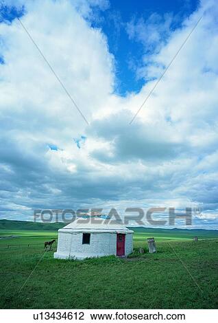 Cloud, Day, Farmland, Field, Granary View Large Photo Image Stock Image - Cloud, Day, Farmland, Field, Granary. Fotosearch