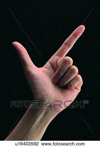 hand, thumb, finger, index, pointing, gun View Large Photo Image Stock Image - hand, thumb, finger, index, pointing, gun. Fotosearch